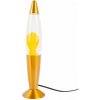 Žltá sklenená lávová lampa (výška 35,5 cm) Funky Rocket Lava – Leitmotiv