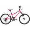 bicykel KENZEL ROXIS SF20 girls pink-pink / biela