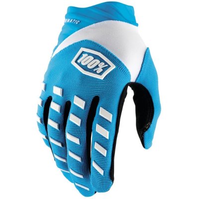 Motokrosové rukavice 100% Airmatic modrá modrá - XXL