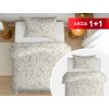 Áčko a.s. Ružomberok Bavlnené obliečky 1+1 OLIVE Beige