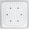 sprchová hlavica štvorcová 220x220mm, plast, chróm-biela, CAMACARI