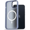 AlzaGuard Matte Case Compatible with MagSafe iPhone 13 svetlomodré
