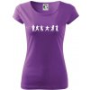 Karate postavy - Dámske tričko Pure - 2XL ( Fialová )