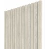 Wall Concept akustický panel Moonlight, biely filc + MDF, 2750 x 604 x 21 mm 1,66m²