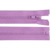 Kostený zips šírka 5 mm dĺžka 75 cm bundový - 1 ks - fialová lila - 167 fialová lila