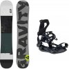 Gravity Silent 24/25 pánský snowboard + Raven RAGE Fastec FT360 black vázání - 156 cm + L (EU 41-44) - černé