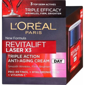 L'Oréal Revitalift Laser X3 denný krém pre intenzívnu starostlivosť proti starnutiu pleti 50 ml