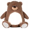 Mumbles Zippie Plyšový medveď - 34 cm MM581 Brown L