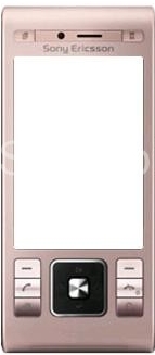 Kryt Sony Ericsson C905 predný ružový