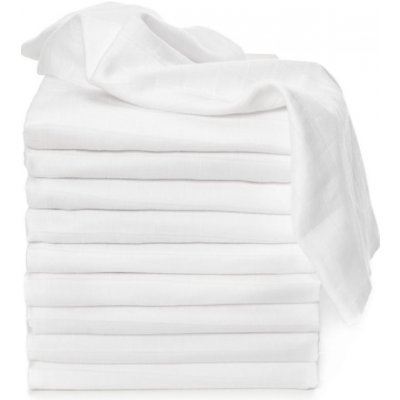 T-TOMI TETRA Cloth Diapers HIGH QUALITY White látkové plienky White 70x70 cm 10 ks