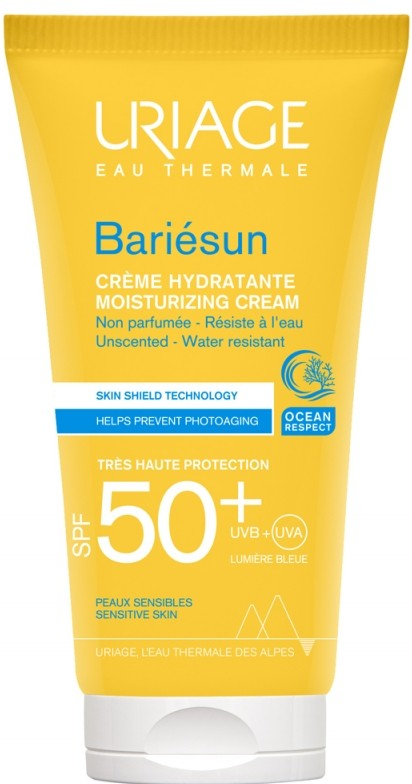 Uriage opaľovací krém na tvár pre citlivú pleť SPF50+ Bariésun (Cream Very High Protection) 50 ml