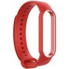 Xiaomi Základný silikónový náhradný náramok pre Mi Band 5/6/7 Farba: červená
