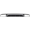 KITT Rear Bumper Air Diffuser suitable for Mercedes E-Class W213 S213 Standard (2016-2019) E63 Design Chrome Edition
