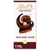 Lindt Creation Horká čokoláda plnená lieskovoorieškovou náplňou 150 g