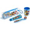 Paw Patrol set dentálnej hygieny zubná kefka+zubná pasta+pohár+púzdro