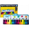 Lean Toys Vzdelávacia tanečná podložka Rainbow Piano 10 melódií
