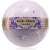 Folk & Flora Lavender bomba do kúpeľa s upokojujúcim účinkom 130 g