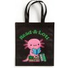 Mudpuppy Znovupoužiteľná nákupná taška Axolotl číta
