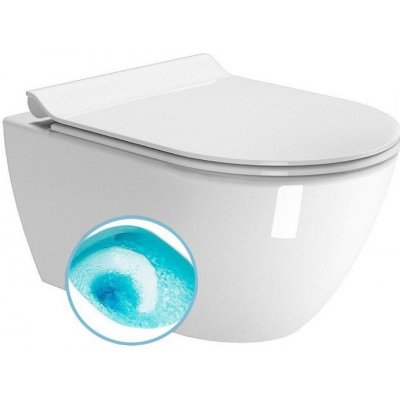 GSI PURA závěsná WC mísa, Swirlflush, 55x36 cm, bílá ExtraGlaze