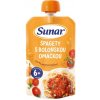 Sunar príkrm ŠPAGETY S BOLONSKOU OMÁČKOU od ukončenia 6. mesiaca 120g