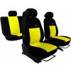 Autopoťahy Elegance žlto-čierne (velour-velour) Pok-ter