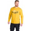 Northfinder Pánske turistické tričko z organickej bavlny STEWART goldenyellow L TR-3980OR