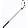 MG Telescopic Bluetooth selfie tyč s LED svetlom 0.71m, čierna