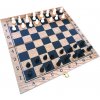 Šach - Dáma - Backgammon v drevenej kazete