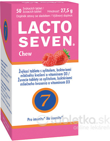 Vitabalans Lactoseven Chew mnd 50 tabliet