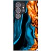 Picasee silikónový čierny obal pre Samsung Galaxy S24 Ultra S928B 5G - Gold blue