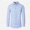 VENTI Svetlomodrá pánska košeľa s prúžkom, Modern fit Veľkosť: 44 (XL) VENTI