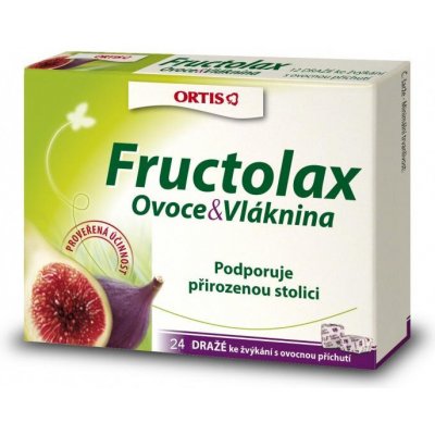 Fructolax Ovocie a vláknina Kocky 24 ks