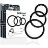 Addicted Toys Rings Set For Penis Black - Krúžok Na Penis