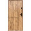 Vchodové dvere Tytan, 80 L, rozmer vr. zárubne: 900 × 2070 mm, oceľ, ľavé, dub Sonoma, plné, Z81494