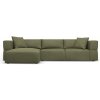 Milo Casa Svetlo rohová pohovka zelená