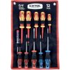 Extol Skrutkovače, 12-dielna sada, (-) 3,5-5,5-6,5mm, PH1-2, el. (-) 3-4-5,5mm, PH1-2, CrV