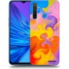Picasee silikónový prehľadný obal pre Realme 5 - Bubbles