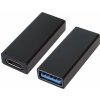 PremiumCord Adaptér, Spojka, USB-C female - USB 3.0 female