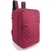 Zellia červený Vizz Air Ryanair ruksak do príručnej batožiny Hz-104 - prešívaný - vodoodpudivý 40 X 25 X 20 Cm