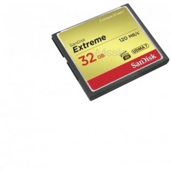 SanDisk CompactFlash Extreme 32GB UDMA7 SDCFXSB-032G-G46 od 33,36 € -  Heureka.sk