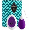 FEELZTOYS Anna - nabíjacie, diaľkovo ovládané vibračné vajíčko (fialové)