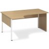 Interiér Říčany Ergonomický stôl ProOffice A 180 x 120/80, ľavý, buk