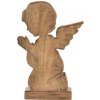 InDecor Anjel z mangového dreva, 19 x 6 x 27 cm