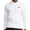 Nike pánska mikina s kapucňou NIKE CLUB FLEECE biela BV2654-100 veľ. M