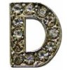HKM Ozdobné písmeno D na čelenku