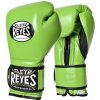 Boxerské rukavice Cleto Reyes Velcro Training - svetlozelená 12oz