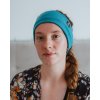 Športová merino čelenka - Petrolejová Veľkosť: UNI