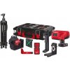 MILWAUKEE M12 Zelený Laser s 3 rovinami a uhlom 360°