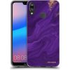 Picasee silikónový čierny obal pre Huawei P20 Lite - Purple
