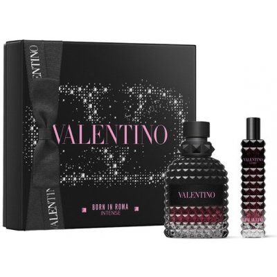 Valentino Born In Roma Intense Uomo SET: Parfumovaná voda 50ml + Parfumovaná voda 15ml pre mužov